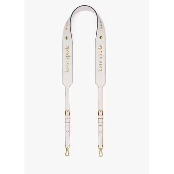 KATE SPADE Garden Logo Leather Bag Strap NEW* - Picture 1 of 5
